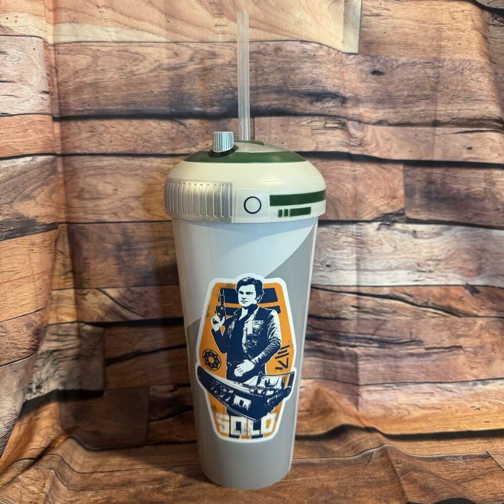 Solo A Star Wars Story Cup W/ Lid 32 Ounce 2018 Cinemark Exclusive Disney Movie